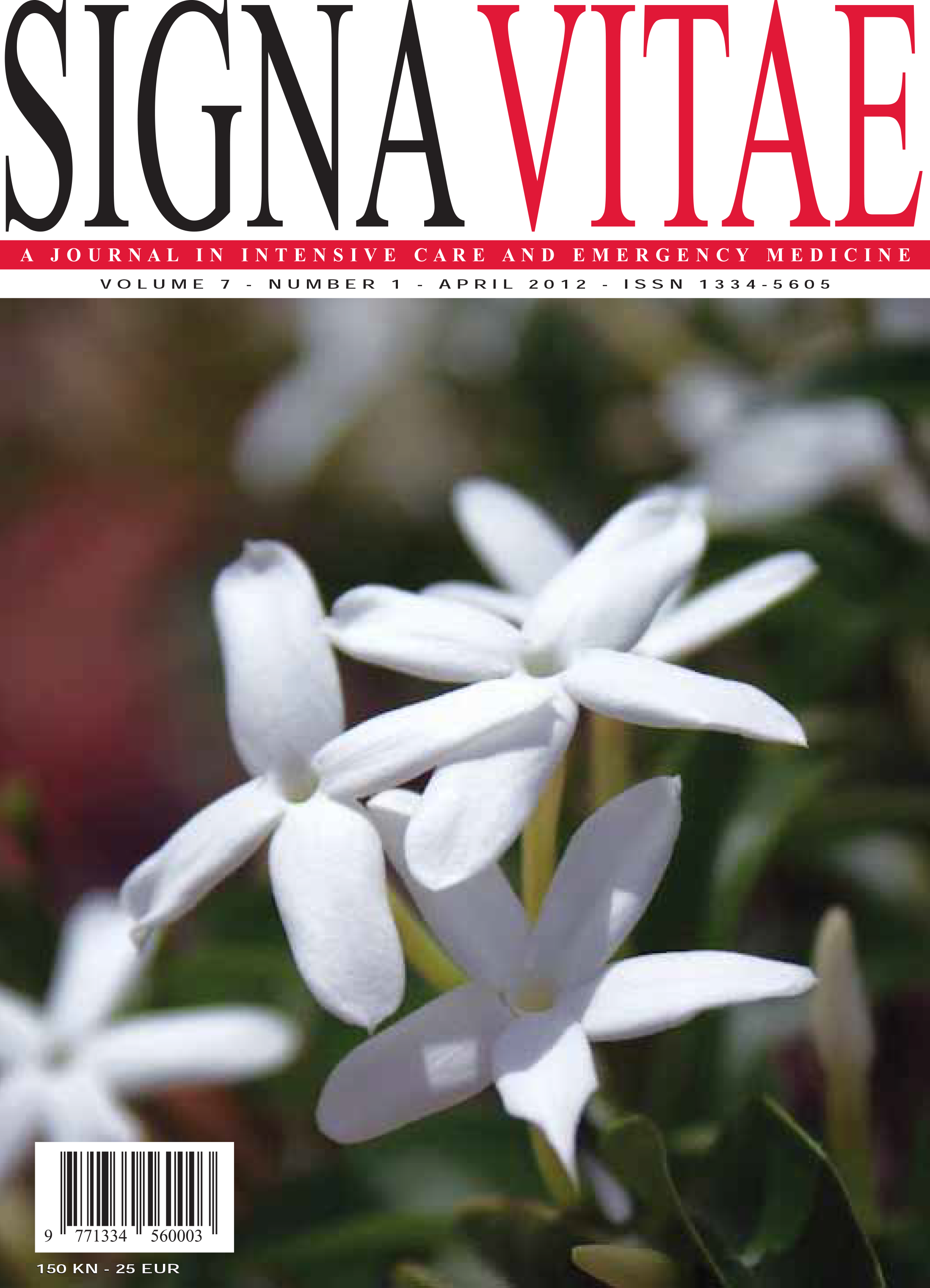SIGNAVITAE Volume 7 Issue 1 cover